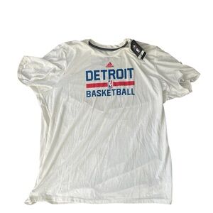 Adidas NBA Detroit Basketball Aeroknit T-Shirt